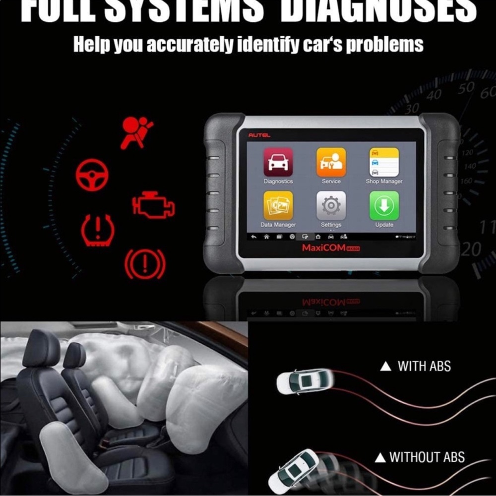 Autel MaxiCOM MK808 OBD2 Scanner Bidirectional Diagnostic Tool Key Coding TPMS - Picture 3 of 11